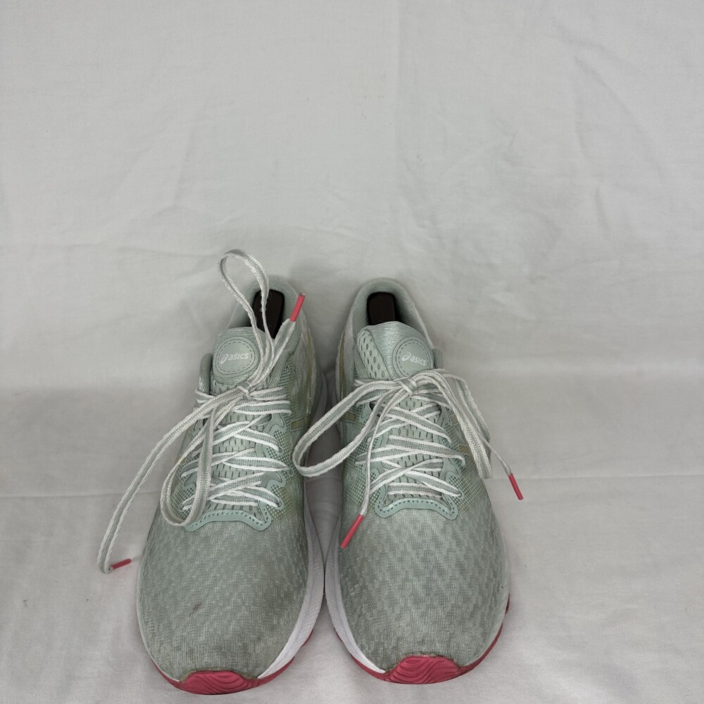 Asics Gel-Nimbus 23 Road Running Shoes Womens Size 10 Mint Green Pink 1012A999